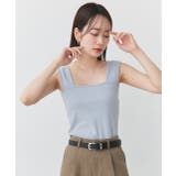 インナーちら見え防止 スクエアネックタンク | ad thie | 詳細画像55