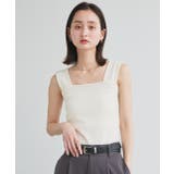 インナーちら見え防止 スクエアネックタンク | ad thie | 詳細画像61