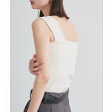 インナーちら見え防止 スクエアネックタンク | ad thie | 詳細画像64