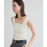 インナーちら見え防止 スクエアネックタンク | ad thie | 詳細画像65