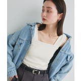 インナーちら見え防止 スクエアネックタンク | ad thie | 詳細画像68