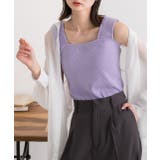 インナーちら見え防止 スクエアネックタンク | ad thie | 詳細画像71