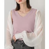 前後2WAYタンクトップ | ad thie | 詳細画像79 