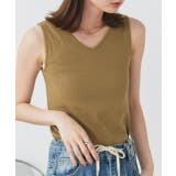 カーキ | 前後2WAYタンクトップ | ad thie