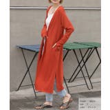 接触冷感UVカット サムホール ロングカーディガン | ad thie | 詳細画像18 