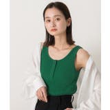 ヘンリーネックリブ タンクトップ | ad thie | 詳細画像33
