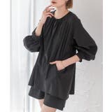 ブラック | ラッシュガード UVカット シャーリングスリーブプルオーバー | ad thie