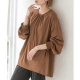 ブラウン | ラッシュガード UVカット シャーリングスリーブプルオーバー | ad thie