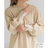 パール付きスリット 裏毛ボリュームスリプルオーバー | ad thie | 詳細画像15 