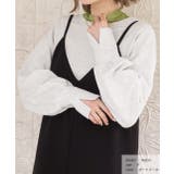 オートミール | パール付きスリット 裏毛ボリュームスリプルオーバー | ad thie