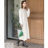 裏毛キーネックロングワンピース | ad thie | 詳細画像12