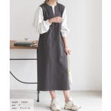 裏毛キーネックロングワンピース | ad thie | 詳細画像13