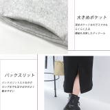 裏毛キーネックロングワンピース | ad thie | 詳細画像18