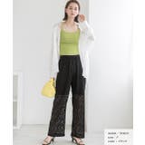 裏地付き・総レース イージーパンツ | ad thie | 詳細画像10