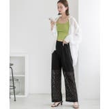 裏地付き・総レース イージーパンツ | ad thie | 詳細画像13