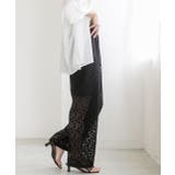 裏地付き・総レース イージーパンツ | ad thie | 詳細画像14