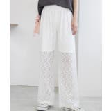 裏地付き・総レース イージーパンツ | ad thie | 詳細画像18