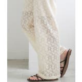 裏地付き・総レース イージーパンツ | ad thie | 詳細画像7