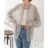 バンドカラー シアーシャツ | ad thie | 詳細画像10