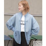 バンドカラー シアーシャツ | ad thie | 詳細画像14