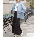 バンドカラー シアーシャツ | ad thie | 詳細画像15