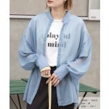 バンドカラー シアーシャツ | ad thie | 詳細画像16