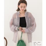 バンドカラー シアーシャツ | ad thie | 詳細画像18