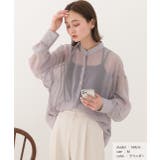 バンドカラー シアーシャツ | ad thie | 詳細画像19