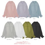 バンドカラー シアーシャツ | ad thie | 詳細画像30