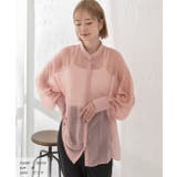 バンドカラー シアーシャツ | ad thie | 詳細画像4