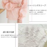 シャーリングスリーブ ジャガードシアーブラウス | ad thie | 詳細画像14 