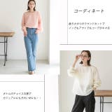 シャーリングスリーブ ジャガードシアーブラウス | ad thie | 詳細画像15 