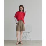 柔らかコットン100％ 無地 シンプルTシャツ | ad thie | 詳細画像43 