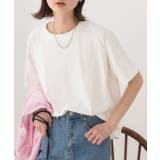 オフホワイト | 柔らかコットン100% 無地 シンプルTシャツ | ad thie