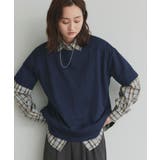 ネイビー | 柔らかコットン100％ 無地 シンプルTシャツ | ad thie