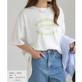 裾ラウンド・オーバーサイズロゴプリントTシャツ | ad thie | 詳細画像19 