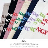 裾ラウンド・オーバーサイズロゴプリントTシャツ | ad thie | 詳細画像32 