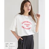 裾ラウンド・オーバーサイズロゴプリントTシャツ | ad thie | 詳細画像6 