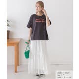 柔らかコットン100％ アーチロゴプリントTシャツ | ad thie | 詳細画像6 
