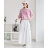 柔らかコットン100％ ロゴプリントTシャツ | ad thie | 詳細画像13 