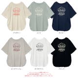 裾ラウンド・オーバーサイズ キャンプモチーフロゴTシャツ | ad thie | 詳細画像24 