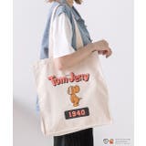 トムとジェリー1(アイボリー) | アソートデザイン トートバッグ | ad thie