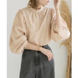  ウィングショルダー バンドカラー ブラウス | ad thie | 詳細画像14 