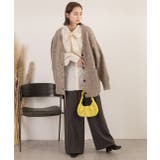 ボリュームスリーブ ボウタイリボンブラウス | ad thie | 詳細画像7 