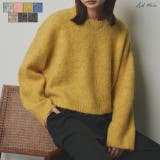 ふんわり・ブークレ ショートニットプルオーバー | ad thie | 詳細画像1 