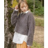 ふんわり・ブークレ ショートニットプルオーバー | ad thie | 詳細画像21 
