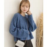 ふんわり・ブークレ ショートニットプルオーバー | ad thie | 詳細画像29 