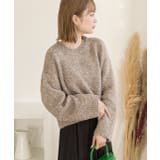 ふんわり・ブークレ ショートニットプルオーバー | ad thie | 詳細画像33 