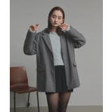 ふんわり・ブークレ ショートニットプルオーバー | ad thie | 詳細画像45 