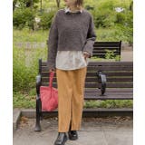 ふんわり・ブークレ ショートニットプルオーバー | ad thie | 詳細画像50 
